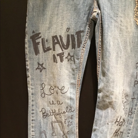 ❤️ Z CAVARICCI JEANS SIZE 11 - Picture 2 of 8